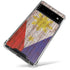Philippines Flag Dark Wood Google Pixel 6 Clear Case